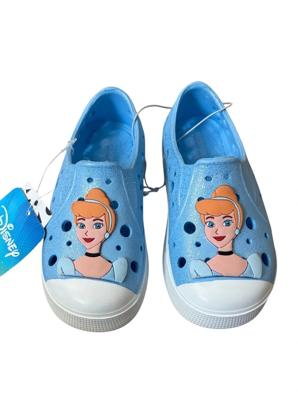 Harper Canyon Girls' Disney Princess Cinderella Slip-On Shoes Blue Size 7